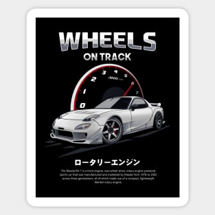 Mazda RX-7 (Wheels On Track) Sticker